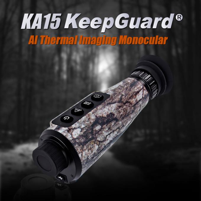 Bleiben Sie verbunden und zeichnen Sie Ihre Abenteuer mit diesem Thermal Imaging Monocular mit Wi-Fi AP und 4000mAh Batteriekapazität auf 0