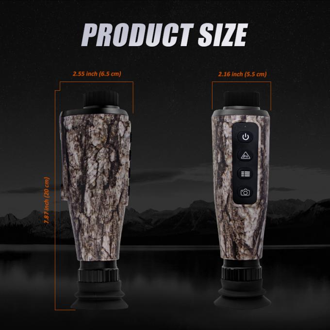 Bleiben Sie verbunden und zeichnen Sie Ihre Abenteuer mit diesem Thermal Imaging Monocular mit Wi-Fi AP und 4000mAh Batteriekapazität auf 2