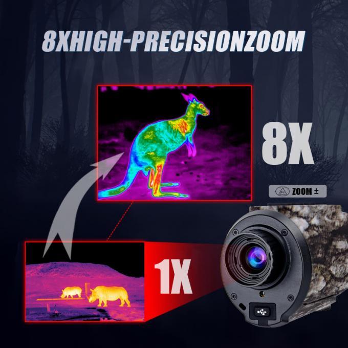 Bleiben Sie verbunden und zeichnen Sie Ihre Abenteuer mit diesem Thermal Imaging Monocular mit Wi-Fi AP und 4000mAh Batteriekapazität auf 4