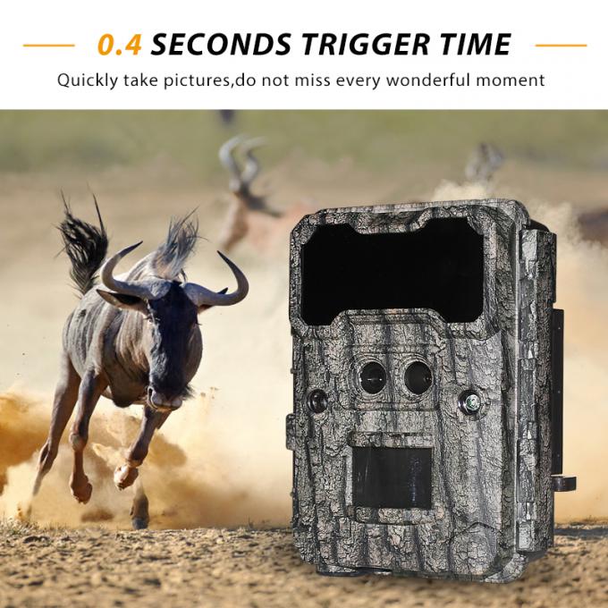 Infrarot Wildkamera 30MP1080P Dual-Objektiv Wildkameras für Outdoor Wildtierfalle Wasserdichte 940nm IR Kamera 1