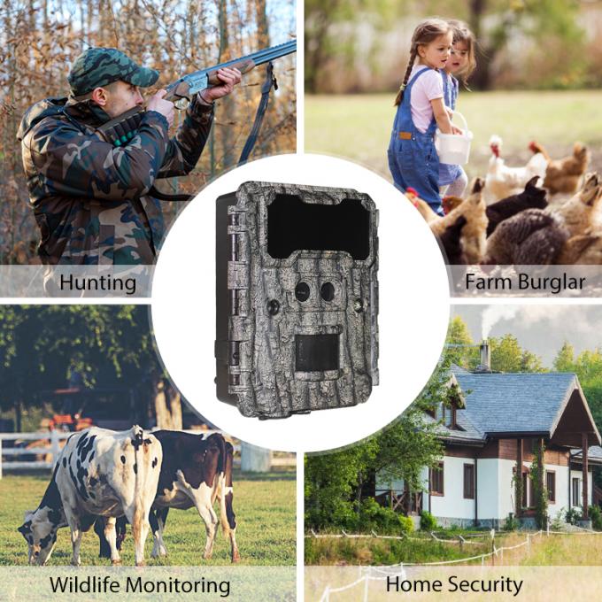 Infrarot Wildkamera 30MP1080P Dual-Objektiv Wildkameras für Outdoor Wildtierfalle Wasserdichte 940nm IR Kamera 4