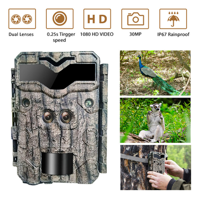 Dual Lens 4K Video 30FPS Infrarot Jagdkamera High-End Trail Kamera