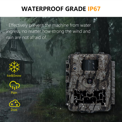 KW561 Trail Infracam Mini 30MP 0.25s Geschwindigkeit 4K Video Auflösung Wasserdicht CMOS Sensor SD Me