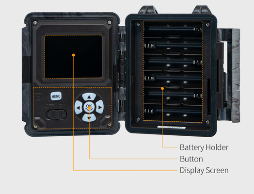 KW561 Trail Infracam Mini 30MP 0.25s Geschwindigkeit 4K Video Auflösung Wasserdicht CMOS Sensor SD Me