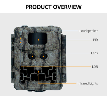 KW591 Outdoor-Jagdkamera ohne Leuchtstoff Zwei-Sensor 1080P FHD Jagdkamera Nacht viison