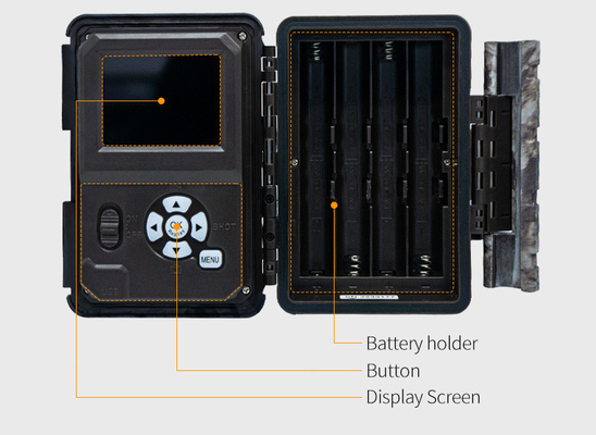 KW865 WIFI versteckte Kamera drahtlose Jagdkamera IP67 20MP Spurkamera, die Bilder an Sie sendet