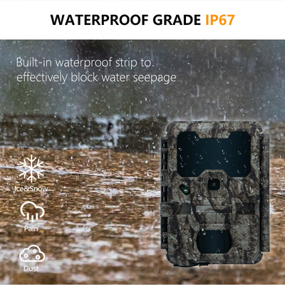 KW865 WIFI versteckte Kamera drahtlose Jagdkamera IP67 20MP bis 512GB