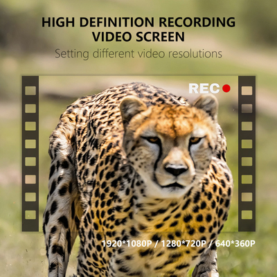 KW591 Wildtierkamera keine Leuchte Dual Sensoren 1080P wasserdicht IP67 0,4s Auslösergeschwindigkeit bis 512 GB Speicher Hunting Kamera