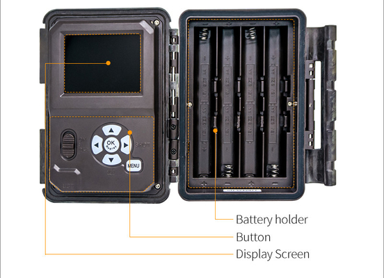 WIFI-Trail-Kamera KW866 wasserdicht IP67 OEM/ODM bis zu 512 GB Speicherplatz SD-Speicherkarte 32MP 4K Wildtierkamera