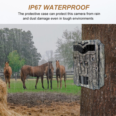 Jagdkamera KW698A Doppelobjektiv 1080P 30MP wasserdicht IP67 bis zu 512 GB Speicherplatz Nachtsicht 0,25s Trigger-Spielkamera