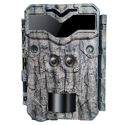 Erleben Sie den Nervenkitzel der Jagd mit HD Jagdkameras 32MP Dual-Lens Trail Kamera mit 4K Video und 100ft Nachtsicht