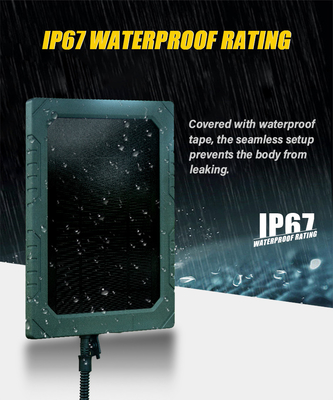 KS26 12W Solarkollektor Zusatzstrom ABS25 feuerdichtes Material IP67 wasserdichtes Multi-Interface-Anschluss
