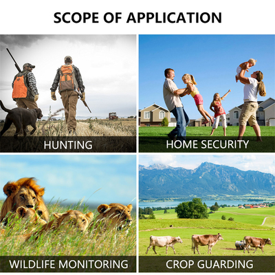 4G Jagd-Trail-Kamera KW895 mit APP 2K FHD Video 30MP Bild wasserdicht IP67 bis zu 512GB Speicher für Wildtierforschung