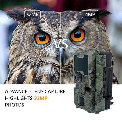Nachtsicht Jagdkamera mit kleiner Größe KW788 0,1s Auslöser 32MP scharfes Bild 4K Video wasserdicht IP67 für die Jagd