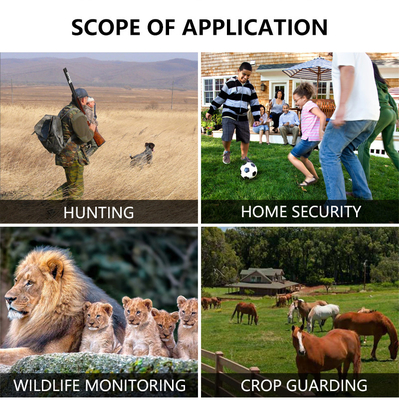 WIFI Trail Camera KW866 OEM/ODM 0,25s Aufnahmegeschwindigkeit Wasserdicht IP67 bis 512 GB Speicher 32MP 4K bei 30fps Wildtierkamera