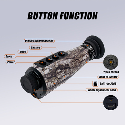 Bleiben Sie verbunden und zeichnen Sie Ihre Abenteuer mit diesem Thermal Imaging Monocular mit Wi-Fi AP und 4000mAh Batteriekapazität auf