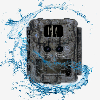 Jagdkamera KW591 leuchtende Dual-Sensoren 1080P wasserdicht IP67 0,4s Auslösergeschwindigkeit bis 512 GB Speicher Hunting-Kamera