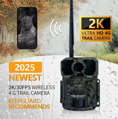 2024 Neueste drahtlose 4G Testkamera KW896 30MP 0,15 Sekunden Auslösergeschwindigkeit 100 Fuß Nacht Reichweite wasserdichte IP65 Jagdkamera