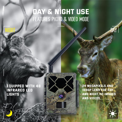 4G LTE mobile App-Steuerung schneller Auslöser kein Leuchten lange Arbeitszeit Jagd Zubehör Spurkamera