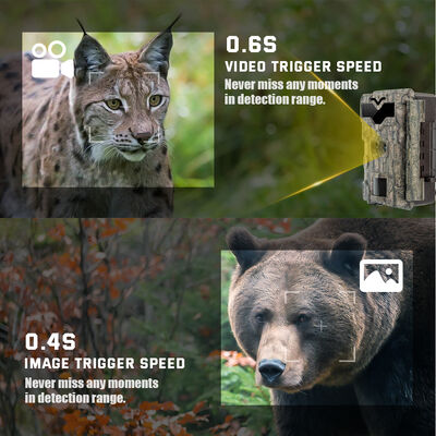 Kompakte HD-Jagdkameras mit hochauflösender Bildgebung und bewegungsaktivierter Aufzeichnung für die Außenüberwachung