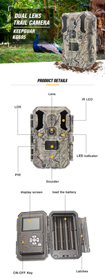 Infrarotjagd-Kamera 30MP 1080P IP66 lED-wild lebender Tiere