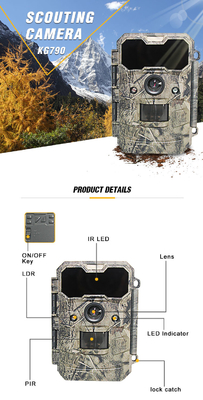 IP67 Camouflage No Glow Infrarot Fast Trigger Deer Hunting Trail Kamera