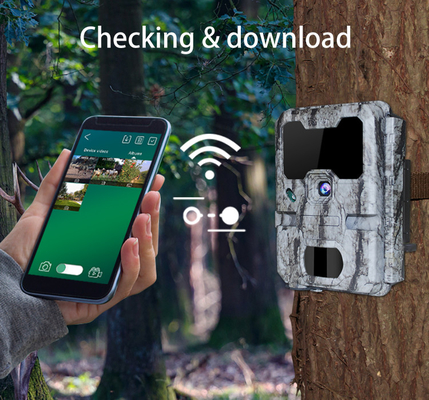 Karte 30MP Camo Wifi Surveillance Kamera-140mA SDHC für Überwachung