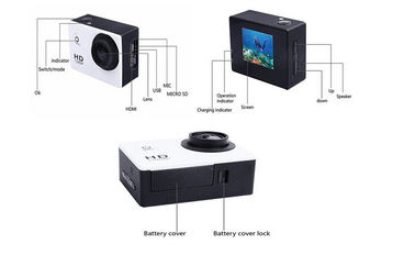 Sport-Aktions-Kamerarecorder tauchende 30M Waterproof WiFis DV 1080P voller HD