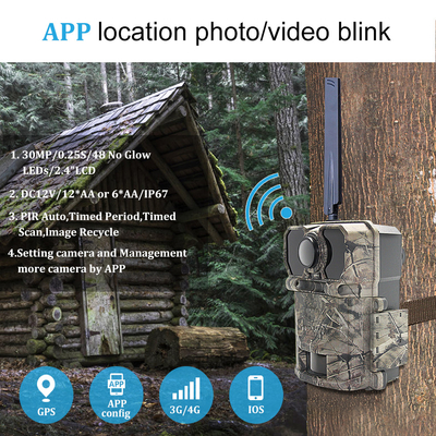 Jagdhinterder wild lebenden tiere der kamera-30Mp 1080P Kamera im Freien mit MMS-smtp-ftp