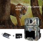 30MP 1080P HD Infrarot-Hirsch-Wildtier-Jagd-Hinterkamera 940nm kein Glühen