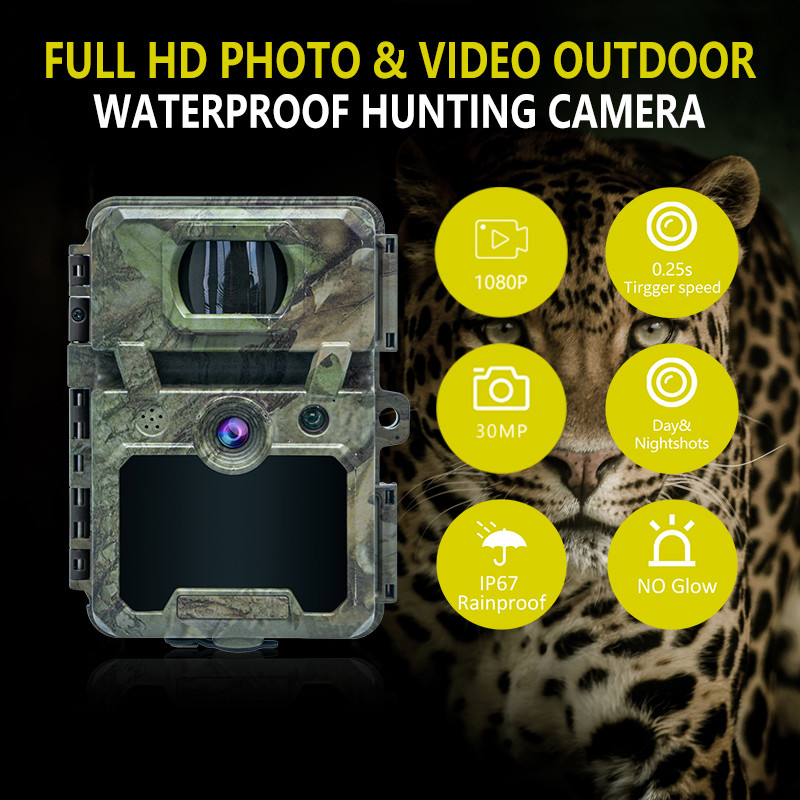 KW571 Fabrik OEM ODM Mini Wildlife Scouting Timelapse Trail Kamera IP67 kein Leuchten CMOS Sensor und SD Speicher Nachtsicht