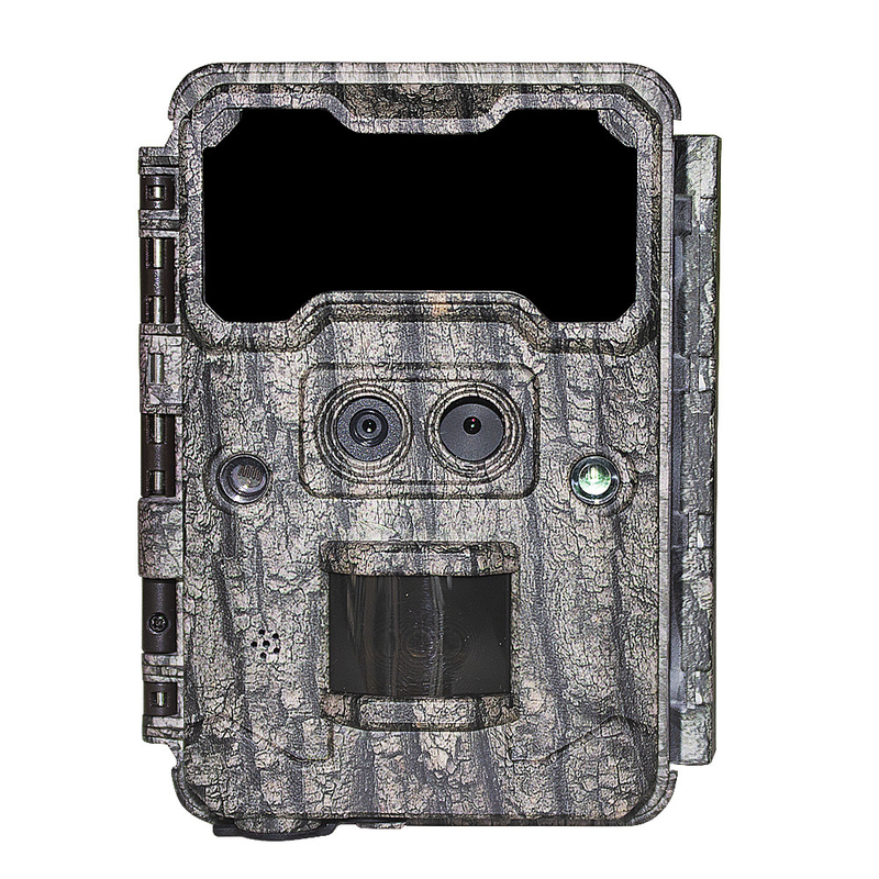 KW696 Outdoor Jagdkamera Dual-Objektiv 30MP ohne Leuchtstoff Spurenkamera 1080p Nachtsicht 512G für