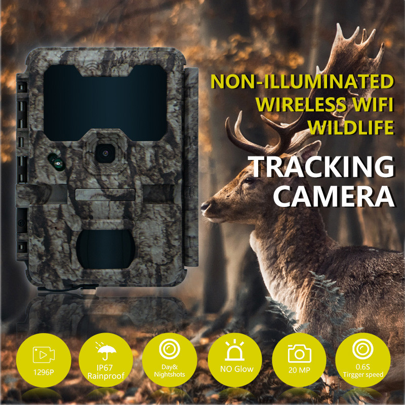 KW865 WIFI versteckte Kamera drahtlose Jagdkamera IP67 20MP bis 512GB