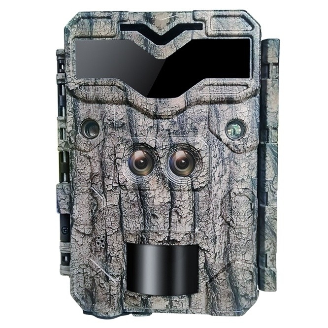 Erleben Sie den Nervenkitzel der Jagd mit HD Jagdkameras 32MP Dual-Lens Trail Kamera mit 4K Video und 100ft Nachtsicht