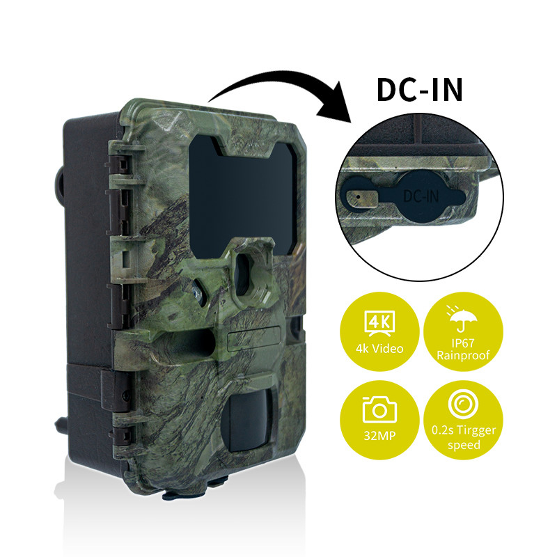 WIFI Jagdkamera KW866 wasserdicht IP67 OEM/ODM bis 512 GB Speicher Speicherkarte 32MP 4K Wildtierkamera