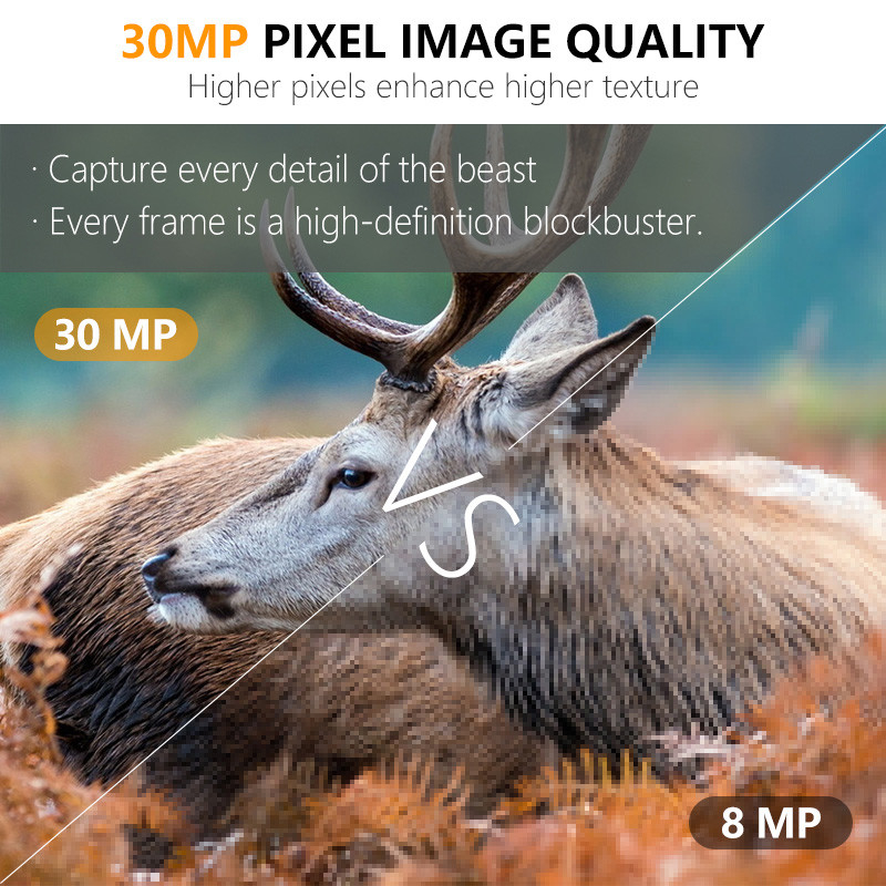 Doppelobjektive versteckte Kamera KW696 OEM/ODM 0.4s Auslöser 1080P/30MP wasserdicht IP67 100ft Nachtbereich für Wildtierjagd
